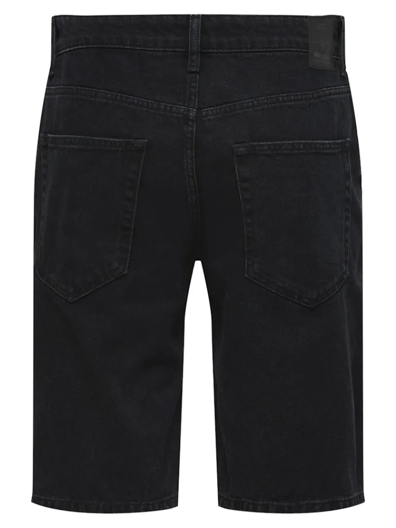 ONSAVI SHORTS BLACK PK 1899 black denim