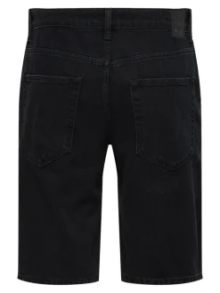 ONSAVI SHORTS BLACK PK 1899 black denim