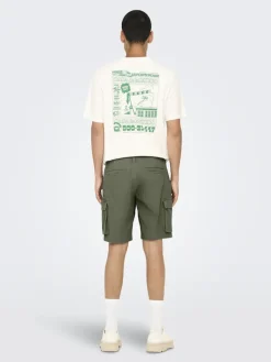 ONSCAM STAGE CARGO SHORTS 6689 LIFE NOOS deep lichen green