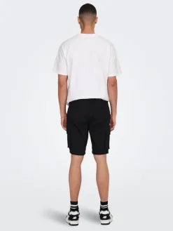 ONSCAM STAGE CARGO SHORTS 6689 LIFE NOOS black