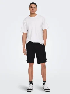 ONSCAM STAGE CARGO SHORTS 6689 LIFE NOOS black