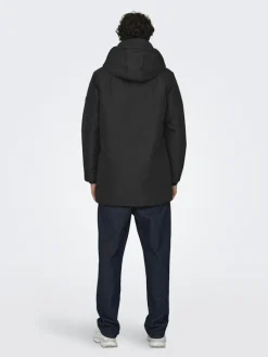 ONSCARL LIFE PARKA OTW black