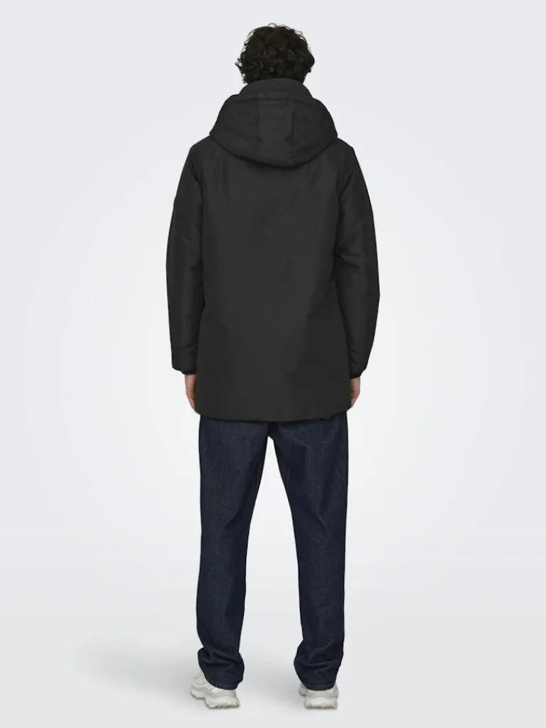 ONSCARL LIFE PARKA OTW black