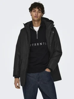 ONSCARL LIFE PARKA OTW black