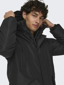 ONSCARL LIFE PARKA OTW black