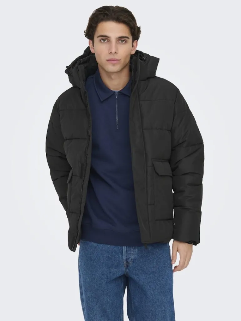 ONSCARL LIFE QUILTED JACKET OTW black