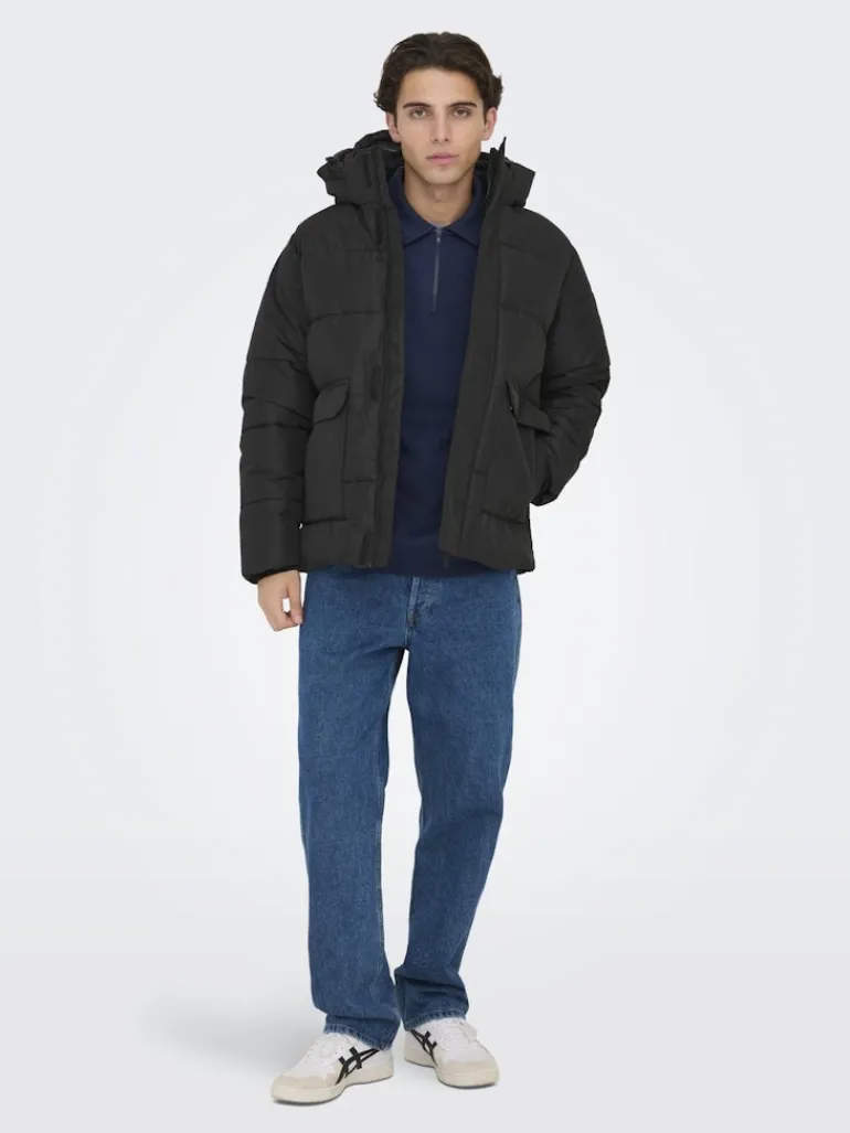 ONSCARL LIFE QUILTED JACKET OTW black