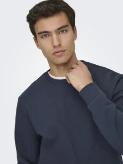 ONSCERES CREW NECK NOOS blue nights