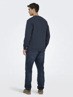 ONSCERES CREW NECK NOOS blue nights