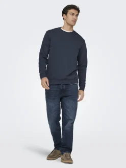 ONSCERES CREW NECK NOOS blue nights