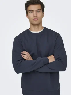 ONSCERES CREW NECK NOOS blue nights