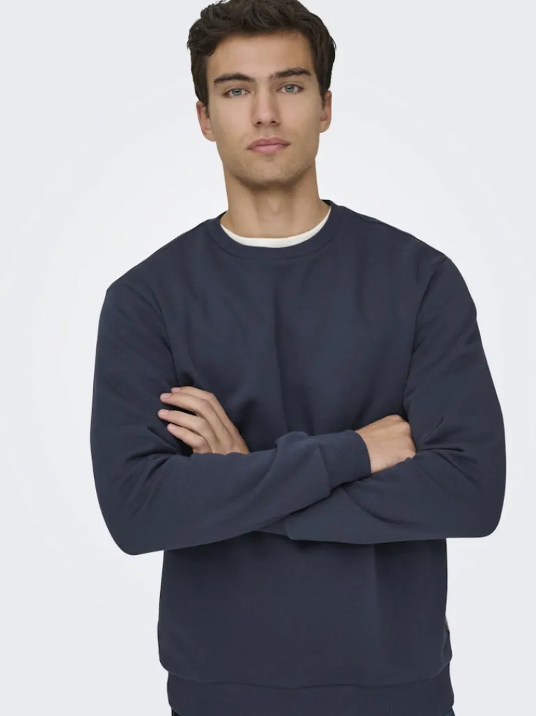 ONSCERES CREW NECK NOOS blue nights