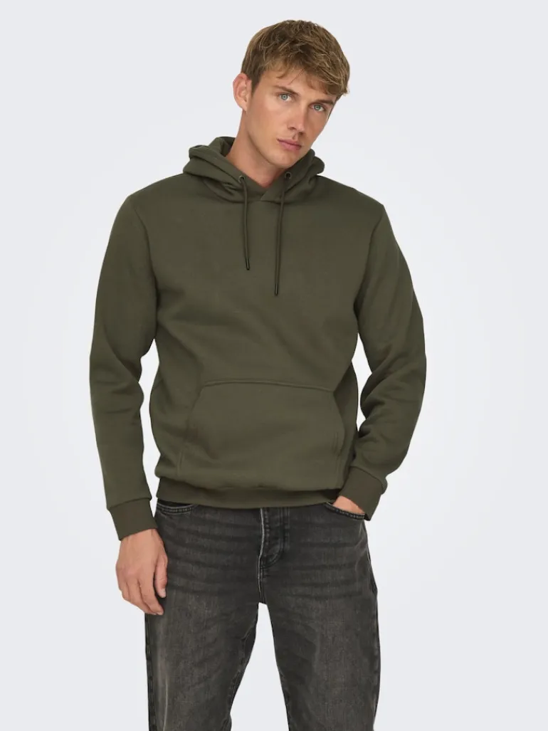 ONSCERES HOODIE SWEAT NOOS major brown