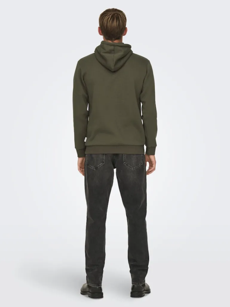 ONSCERES HOODIE SWEAT NOOS major brown