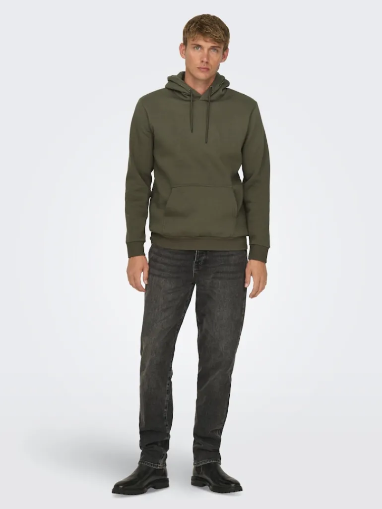 ONSCERES HOODIE SWEAT NOOS major brown