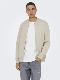 ONSCERES REG ZIP BOMBER JCK NOOS silver lining