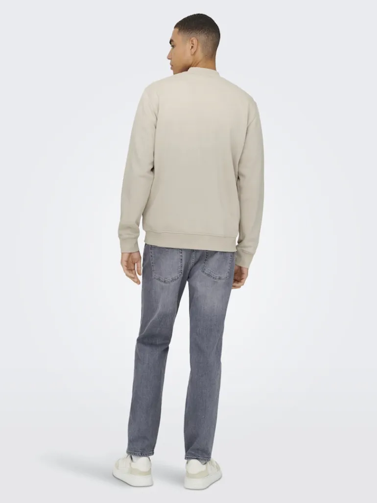 ONSCERES REG ZIP BOMBER JCK NOOS silver lining