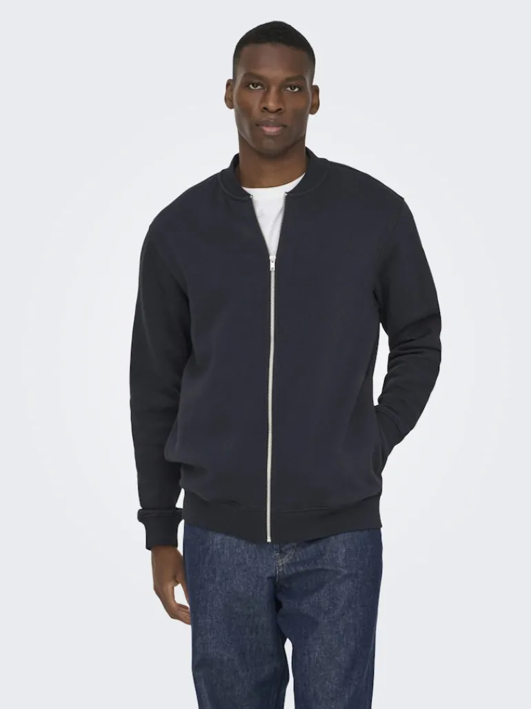 ONSCERES REG ZIP BOMBER JCK NOOS black