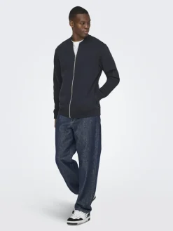 ONSCERES REG ZIP BOMBER JCK NOOS black