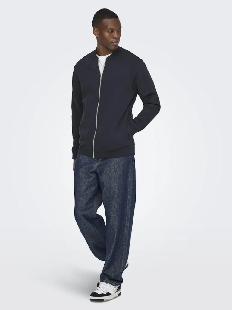 ONSCERES REG ZIP BOMBER JCK NOOS black