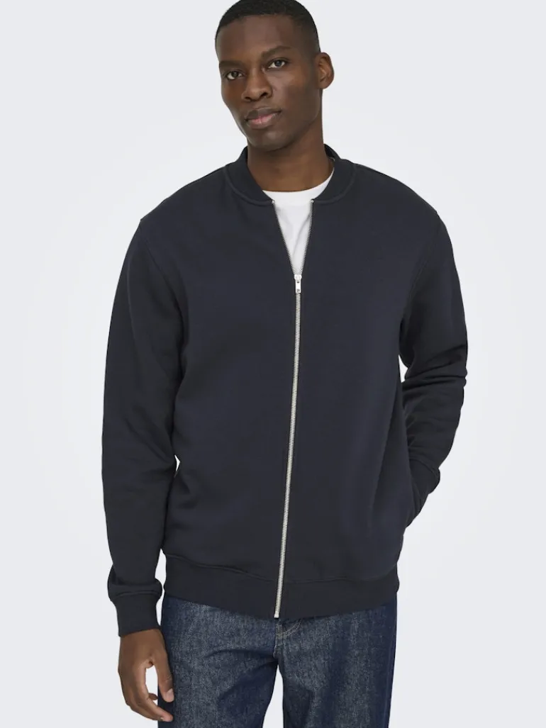 ONSCERES REG ZIP BOMBER JCK NOOS black