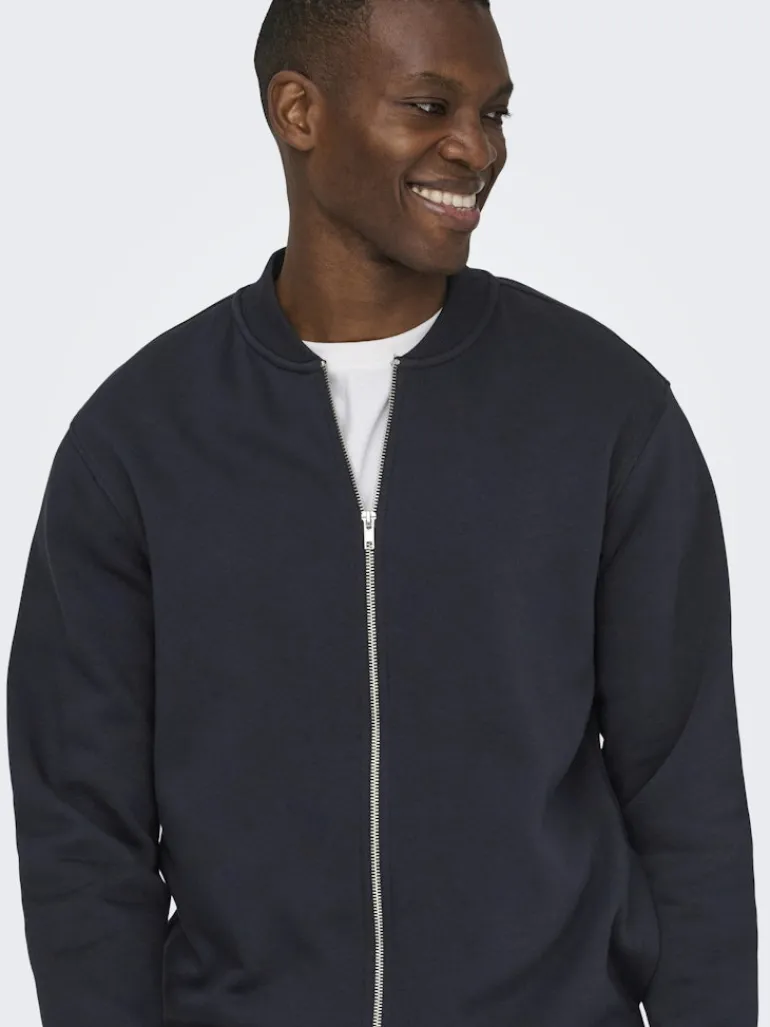 ONSCERES REG ZIP BOMBER JCK NOOS black