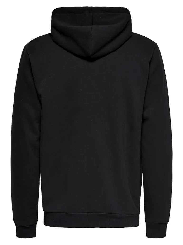 ONSCERES ZIP THR. HOODIE SWEAT NOOS black