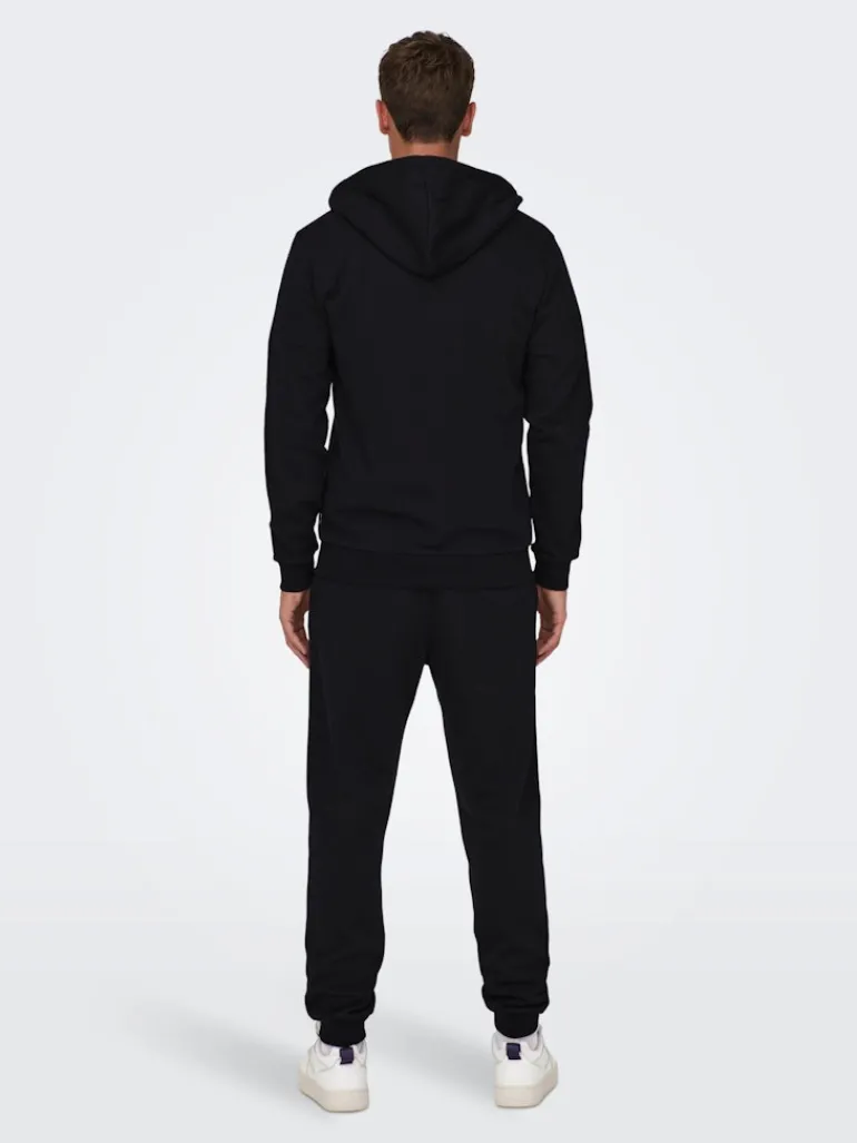 ONSCERES ZIP THR. HOODIE SWEAT NOOS black