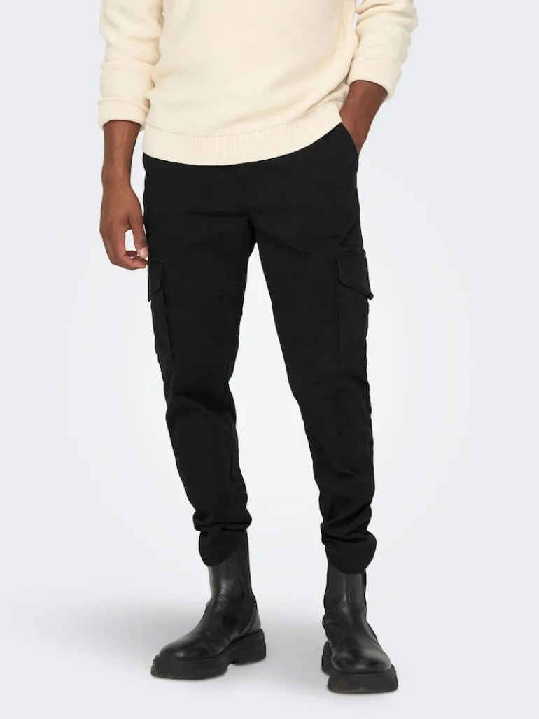 ONSDEAN LIFE TAP CARGO 0032 PANT NOOS black