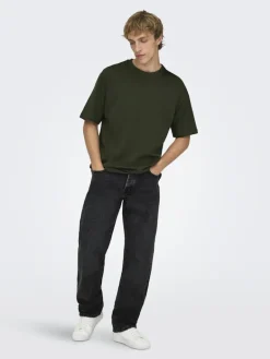 ONSEDGE STRAIGHT BLACK 6985 TAI DNM NOOS black denim