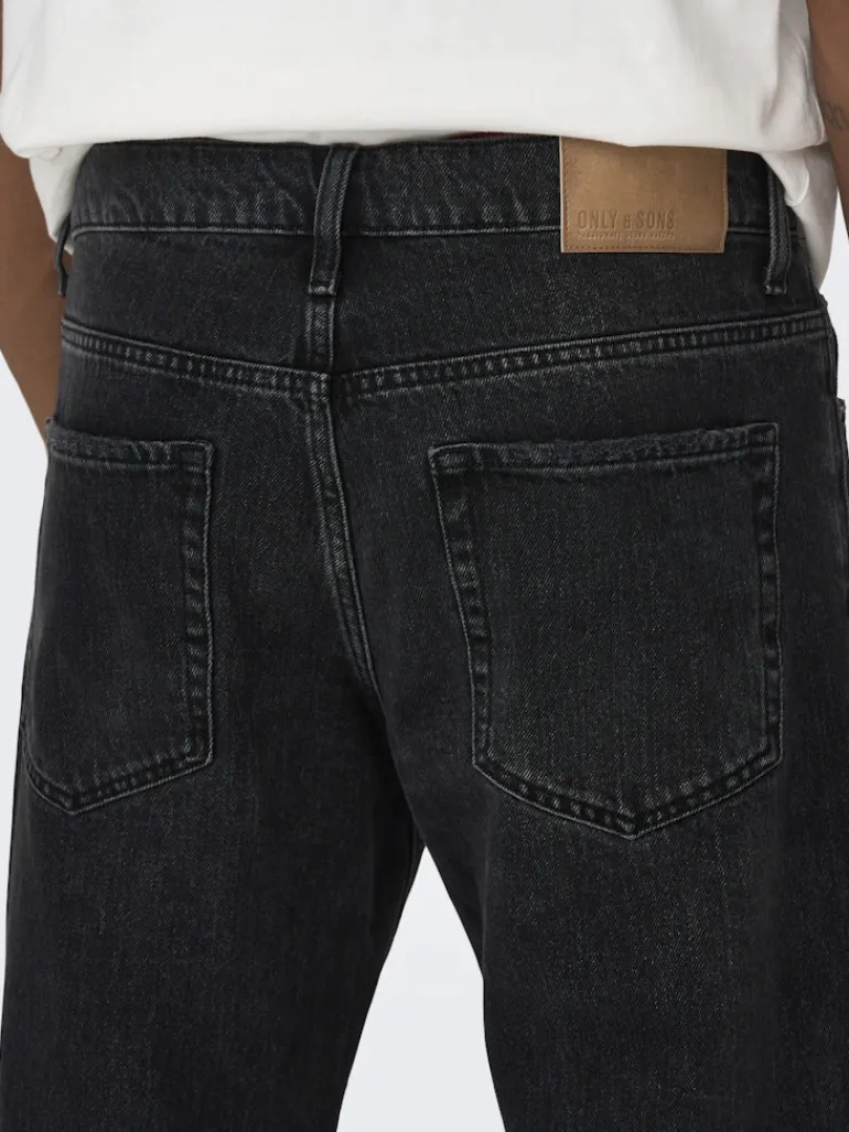 ONSEDGE STRAIGHT BLACK 6985 TAI DNM NOOS black denim