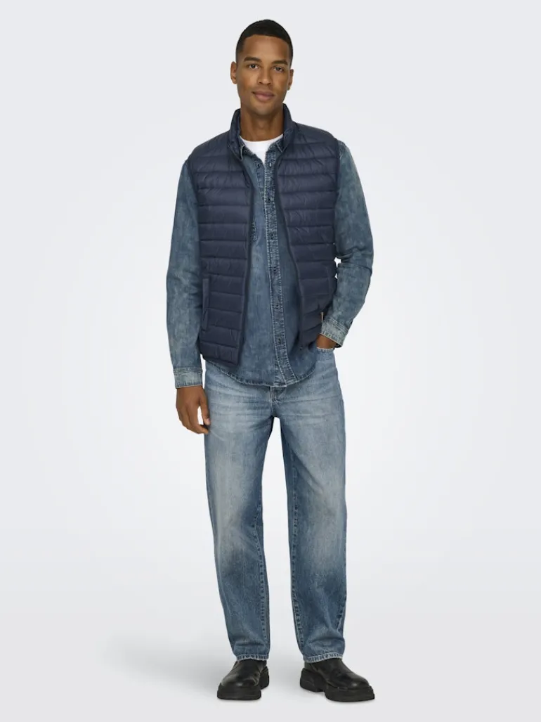 ONSEDGE STR MB GREEN 2341 TAI DNM NOOS medium blue denim