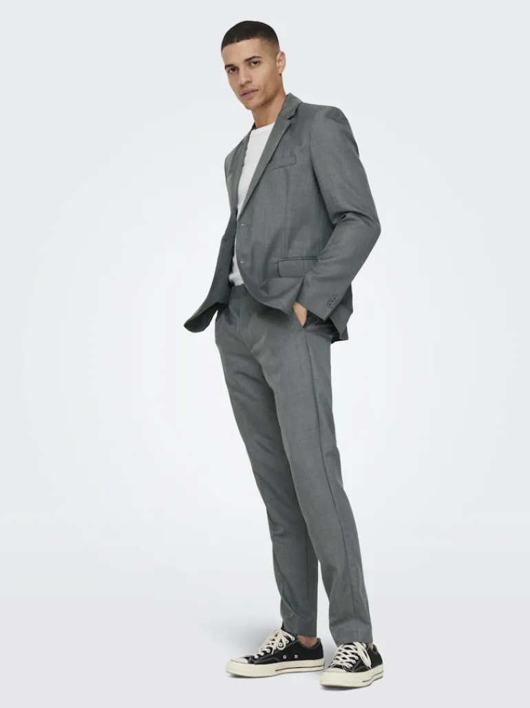 ONSEVE SLIM 2BTN 0052 BLAZER medium grey melange