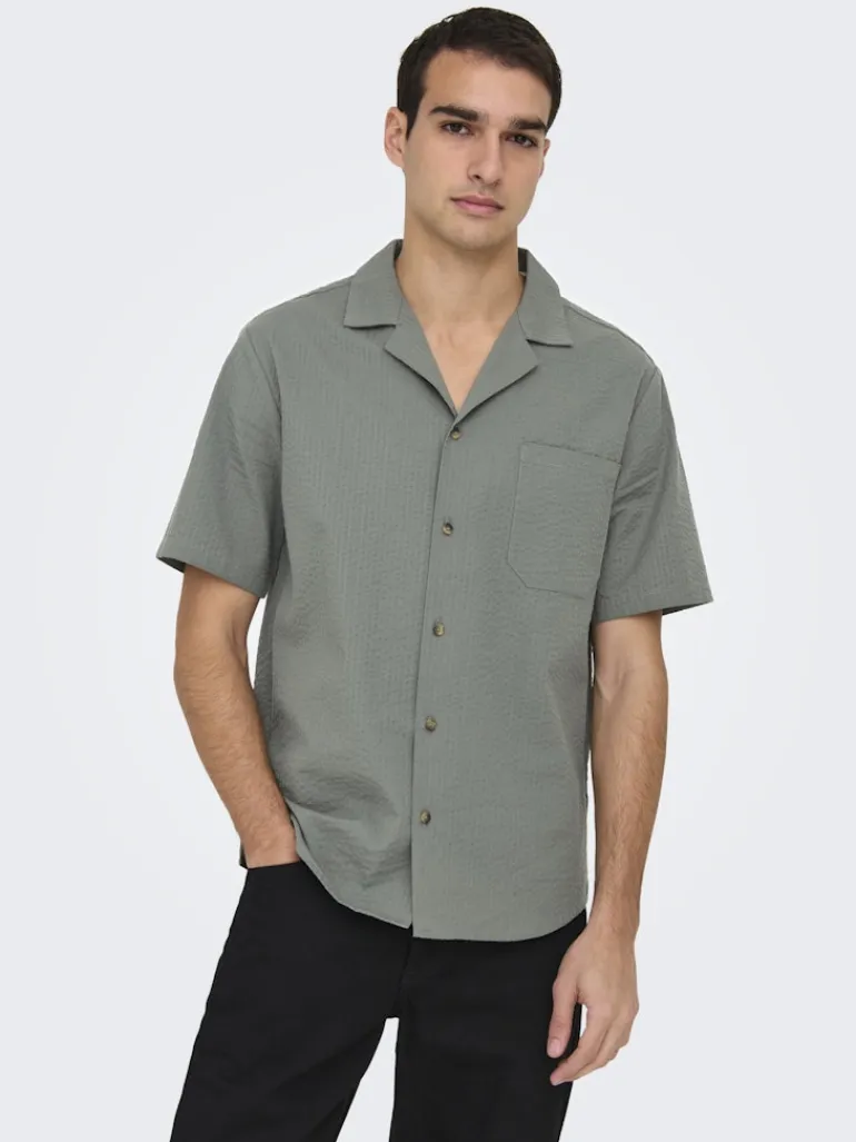 ONSEYE RESORT SEERS 0009 SHIRT NOOS castor gray