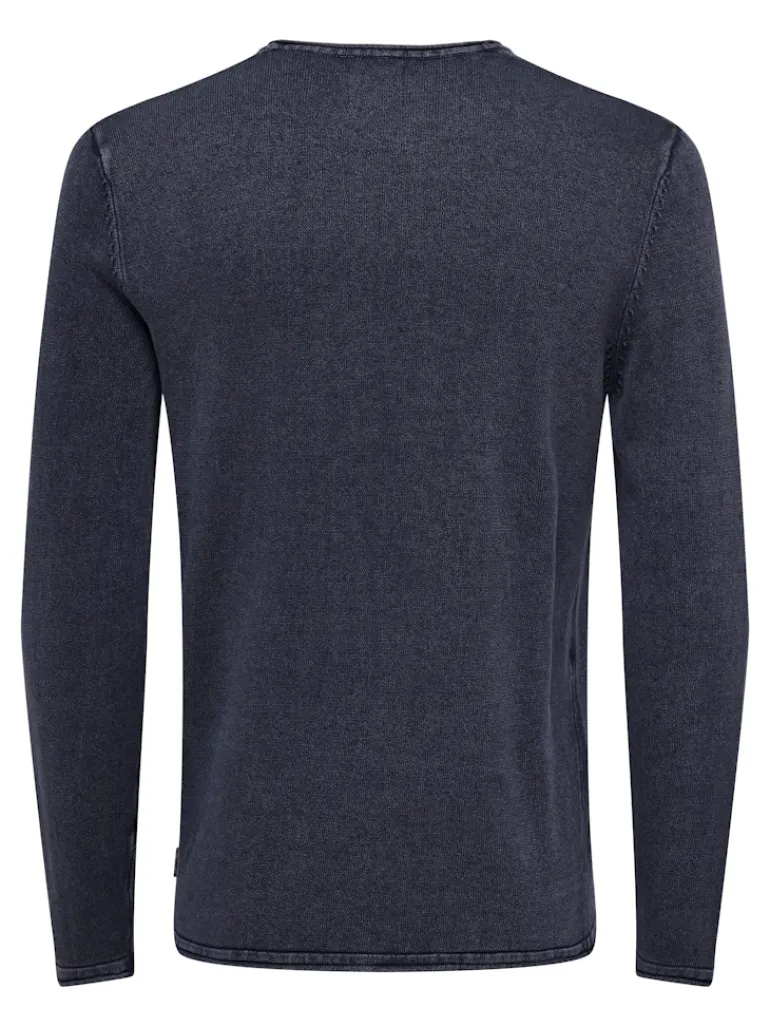 ONSGARSON 12 WASH CREW KNIT dress blues