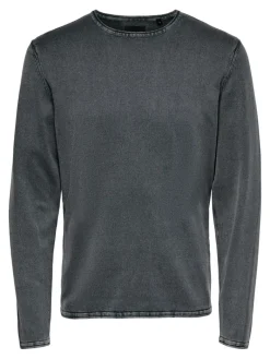 ONSGARSON 12 WASH CREW KNIT ombre blue