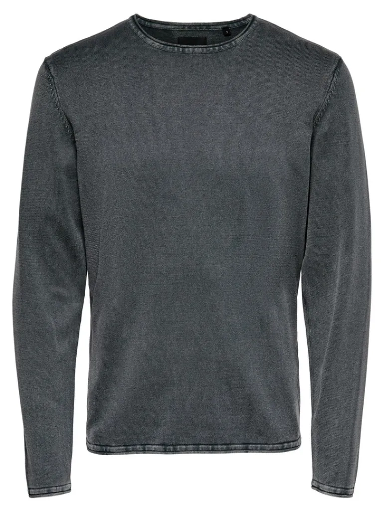 ONSGARSON 12 WASH CREW KNIT ombre blue