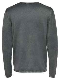 ONSGARSON 12 WASH CREW KNIT ombre blue