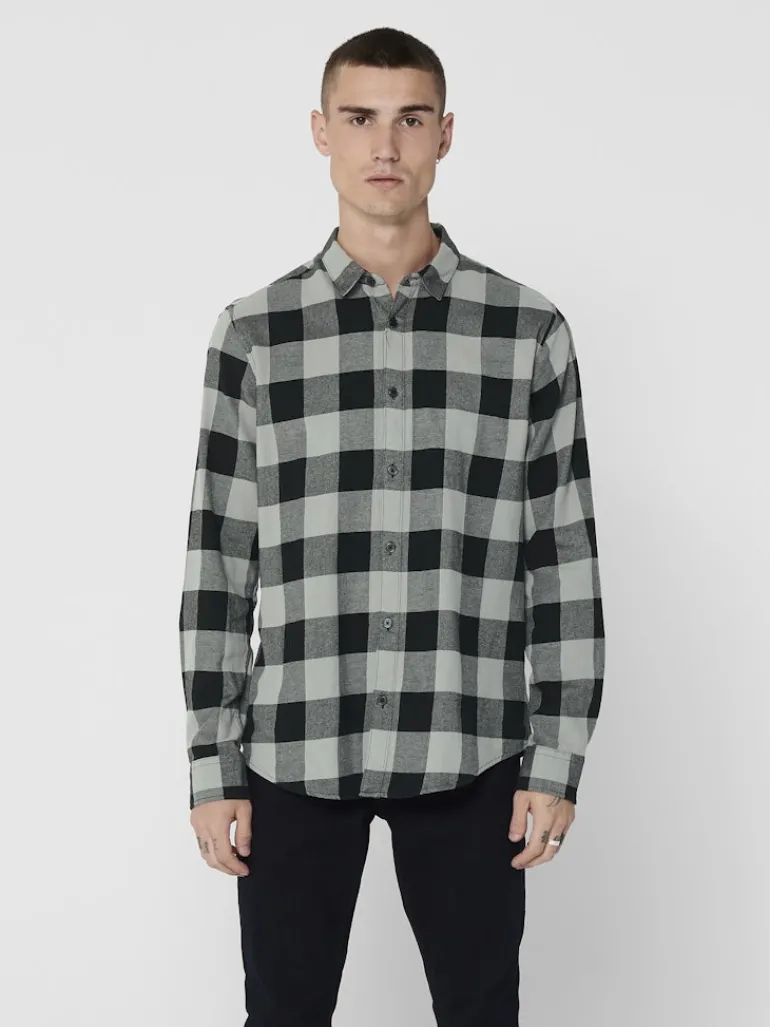 ONSGUDMUND LS CHECKED SHIRT NOOS griffin