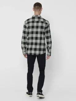 ONSGUDMUND LS CHECKED SHIRT NOOS griffin
