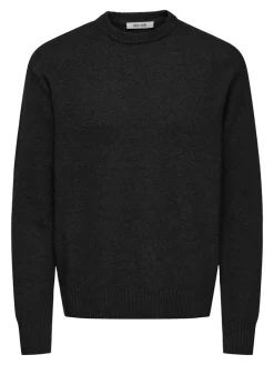 ONSJAMES RLX CREW KNIT NOOS black