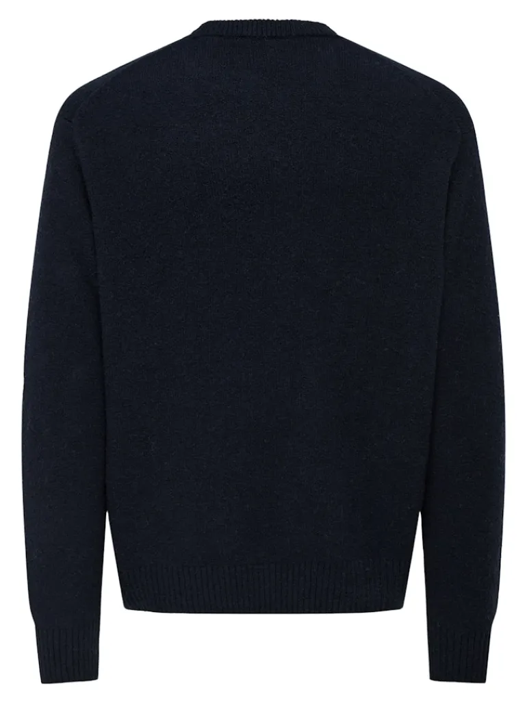 ONSJAMES RLX CREW KNIT NOOS dark sapphire