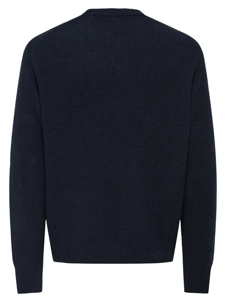 ONSJAMES RLX CREW KNIT NOOS dark sapphire