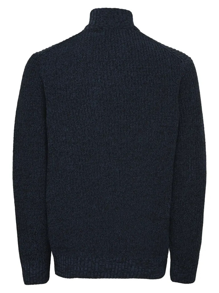 ONSJOIN REG LS HIGH NECK KNIT CAMP dark sapphire