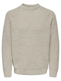 ONSJOIN RLX LS RAGLAN KNIT silver lining