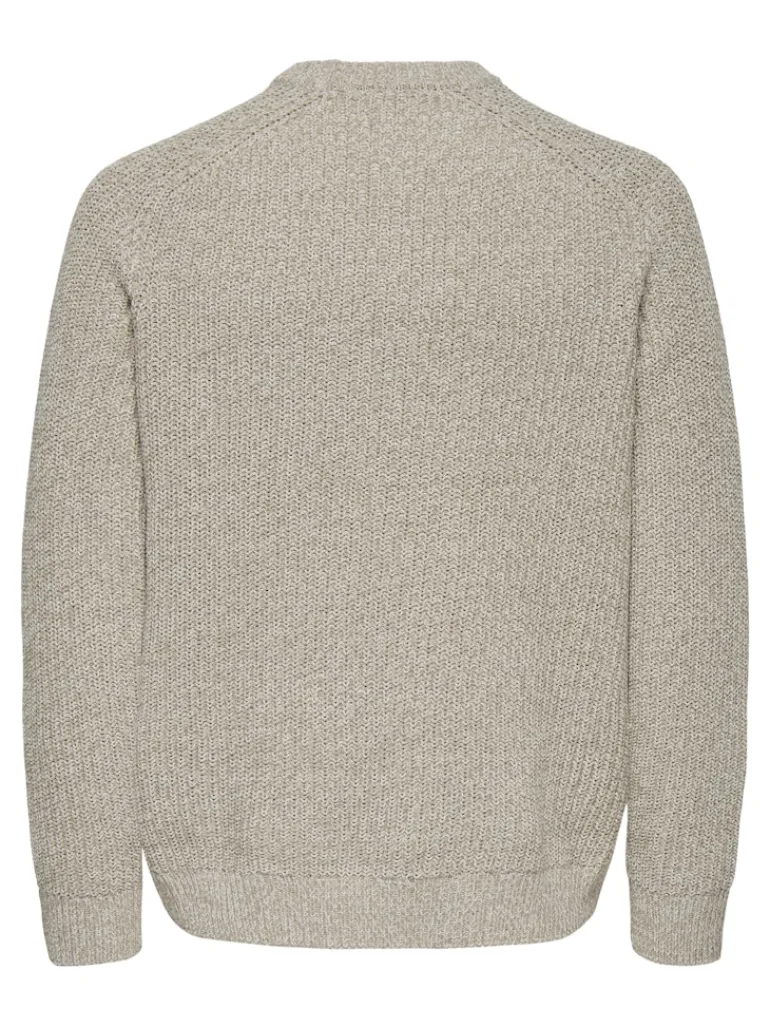 ONSJOIN RLX LS RAGLAN KNIT silver lining