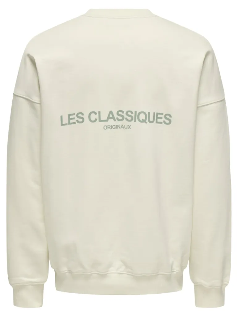 ONSLES CLASSIQUES RLX CREWNECK egret