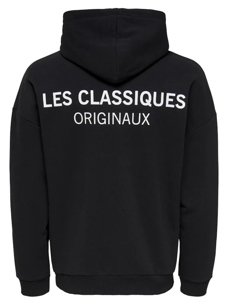ONSLESCLASSIQUES RLX HOODIE SWEAT CS black