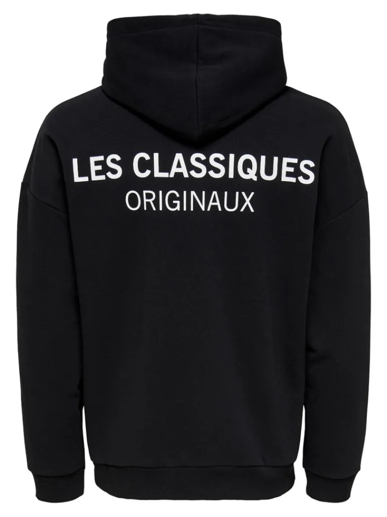 ONSLESCLASSIQUES RLX HOODIE SWEAT CS black