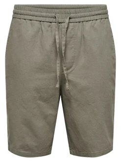 ONSLINUS 0007 COT LIN SHORTS NOOS fallen rock